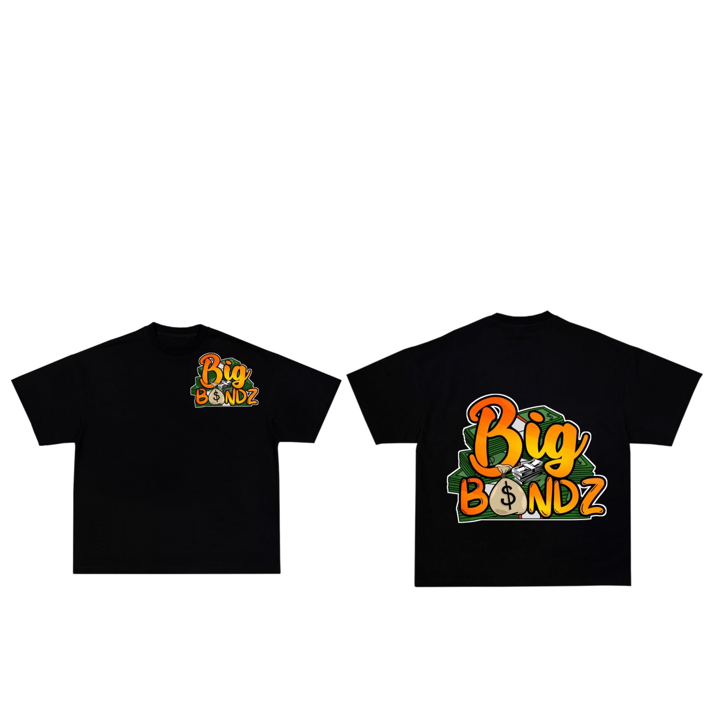 BIGBANDZ MONEY STACKS T-shirts